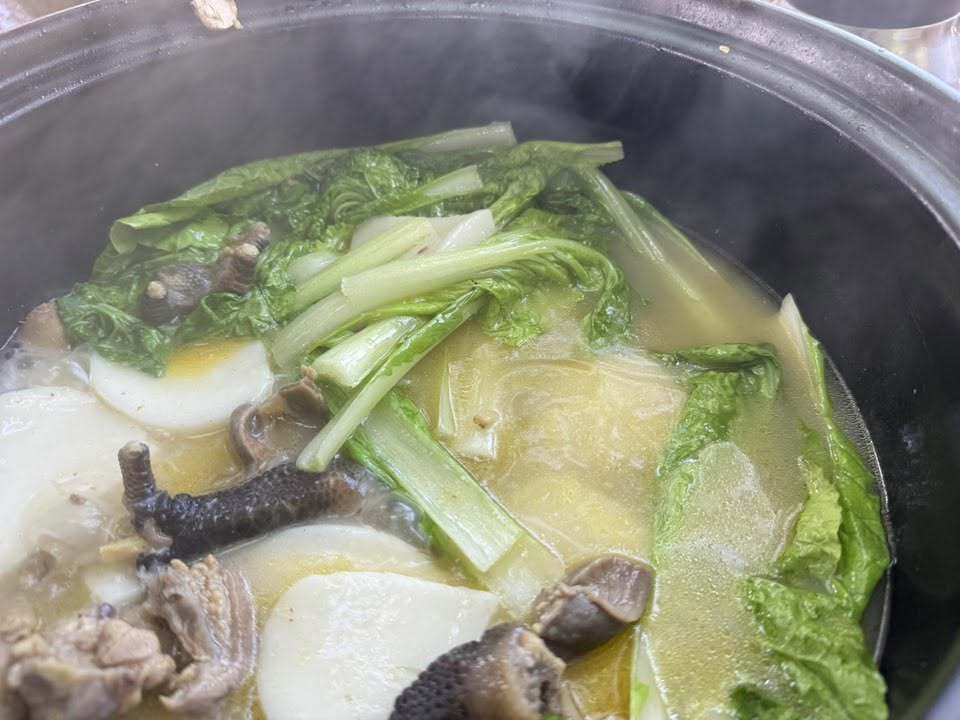 農家楽の採れたて鍋料理