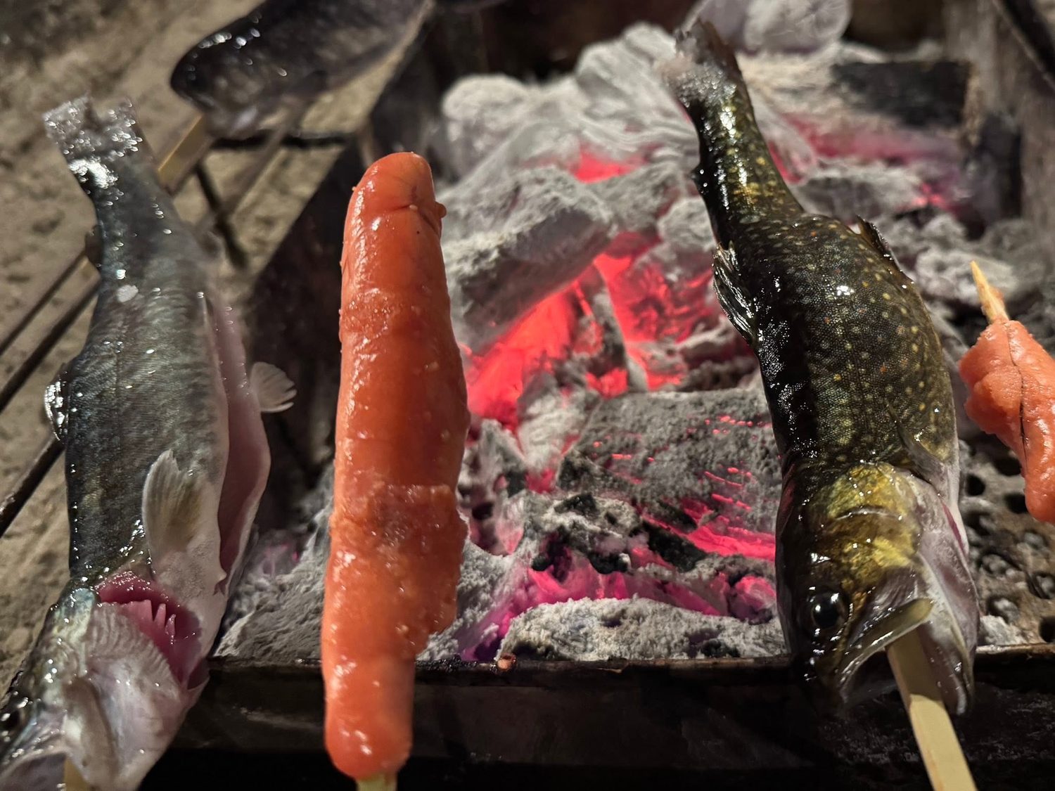 川魚の炭火焼