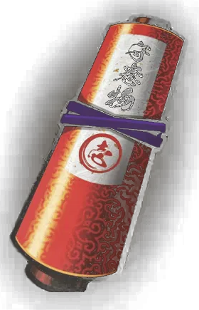 赤と金の守巻物